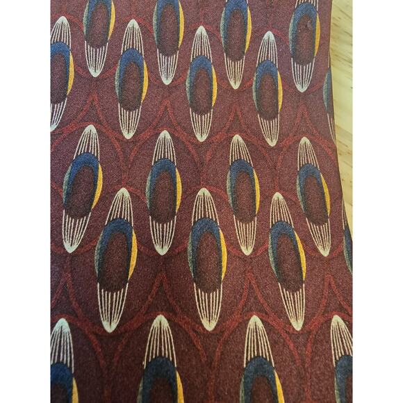 Graham & Lockwood Multicolor Geometric Silk Tie - 56L 4.0W - Picture 1 of 7